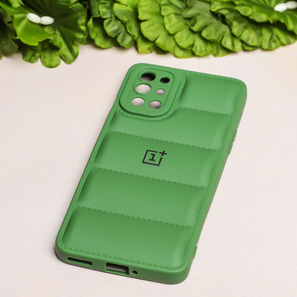 Dark Green Puffon silicone case for Oneplus 9R