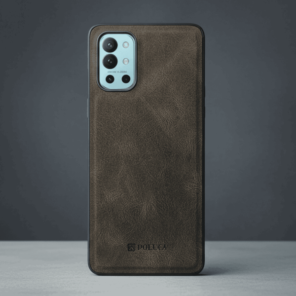 Light Brown Standard Leather Case for Oneplus 9r