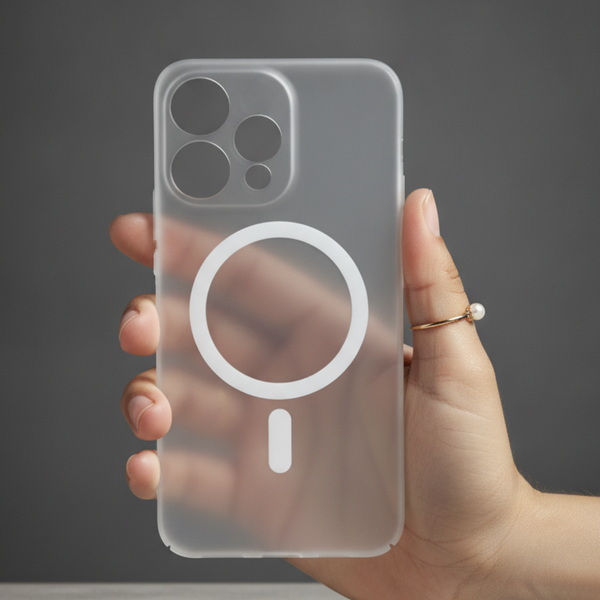 White Paper Matte Magsafe Case for Oppo Reno 15