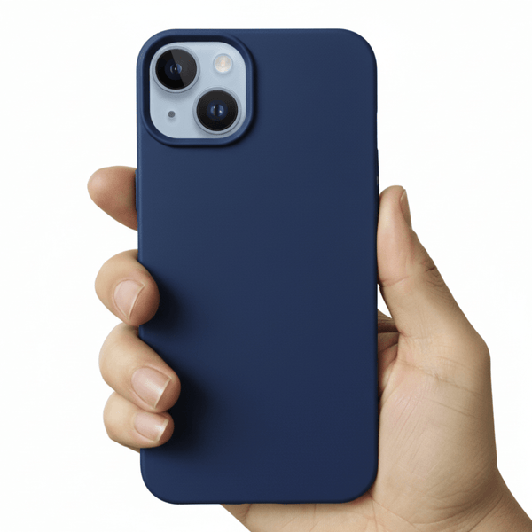 Dark Blue Silicone Case for Apple iphone 14 Plus