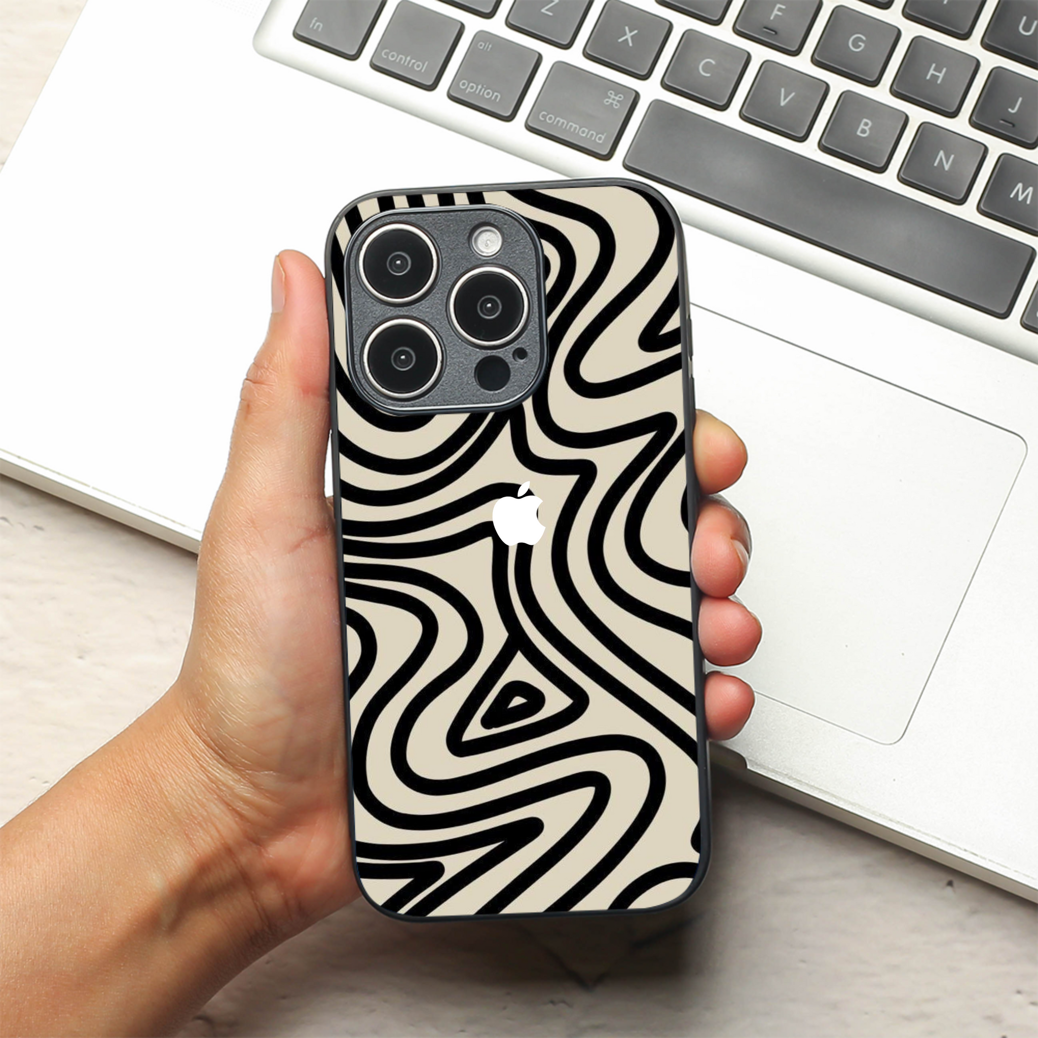 Zebra Flow metal back case for Apple Iphone 14 Pro