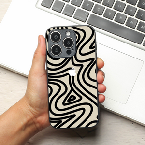 Zebra Flow metal back case for Apple Iphone 14 Pro