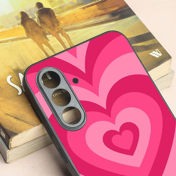 Retro Love metal back case for Samsung A55