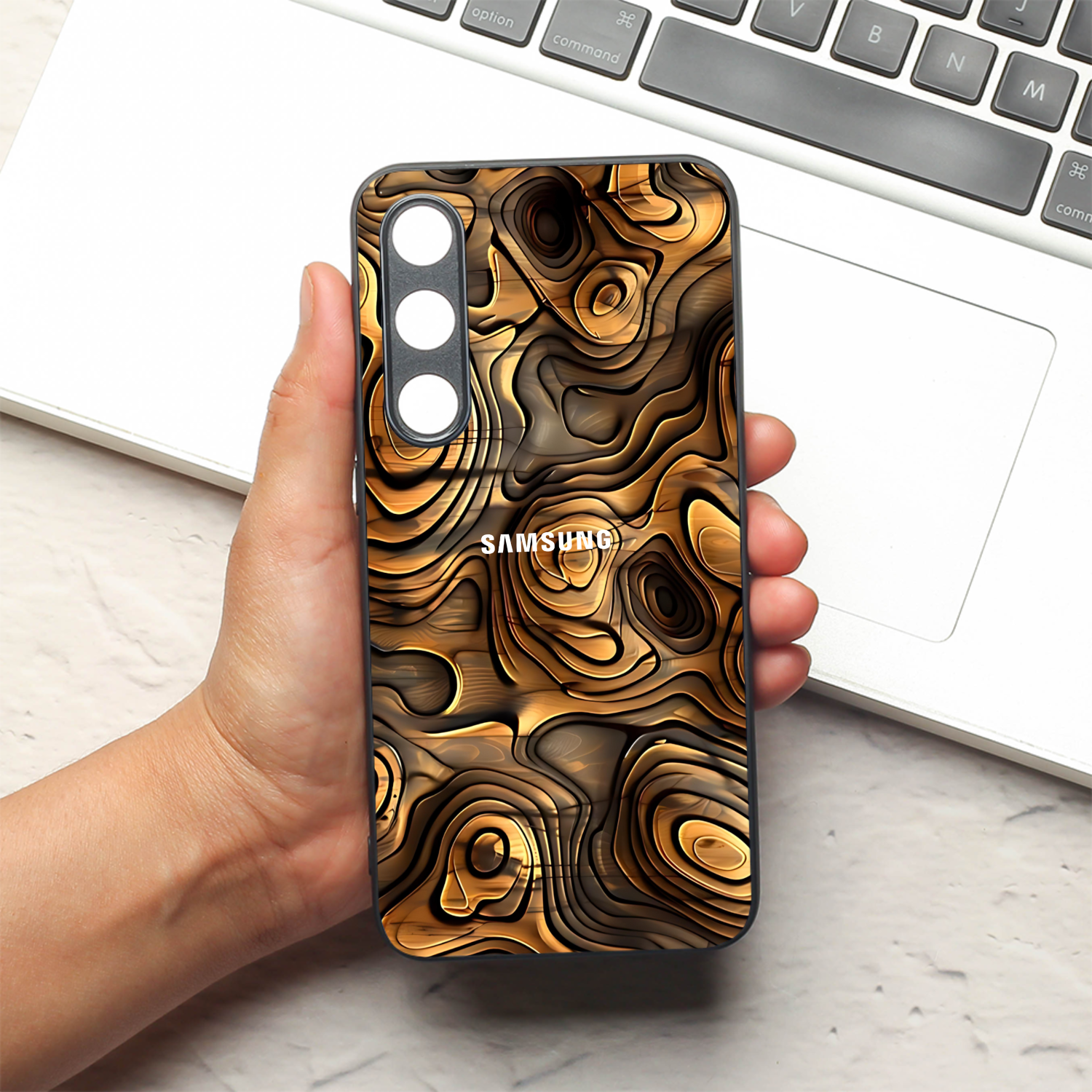 Rust Mirage metal back case for Samsung S24 FE