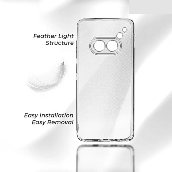 SilicaClear Transparent Silicone Case for nothing Phone 2a