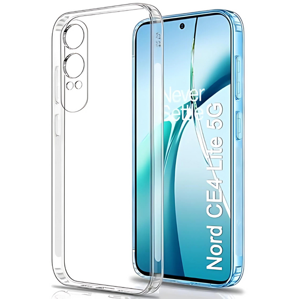 SilicaClear Transparent Silicone Case for Oneplus Nord Ce 4 Lite