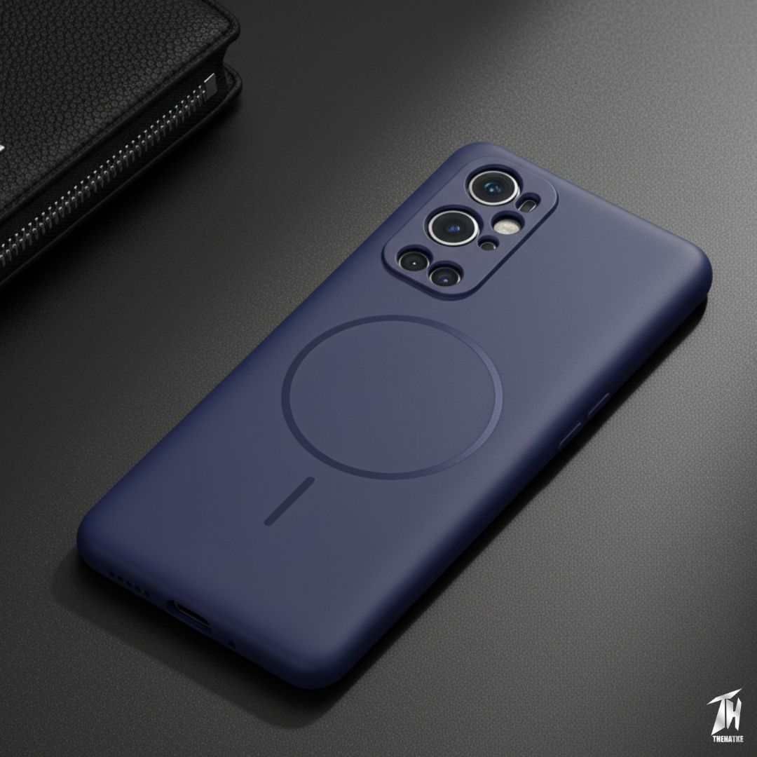 CAVEN Dark Blue Silicone case for Oneplus 9 Pro