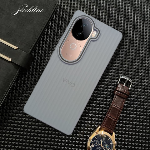Grey SleekLine Silicone Case for Vivo V40E
