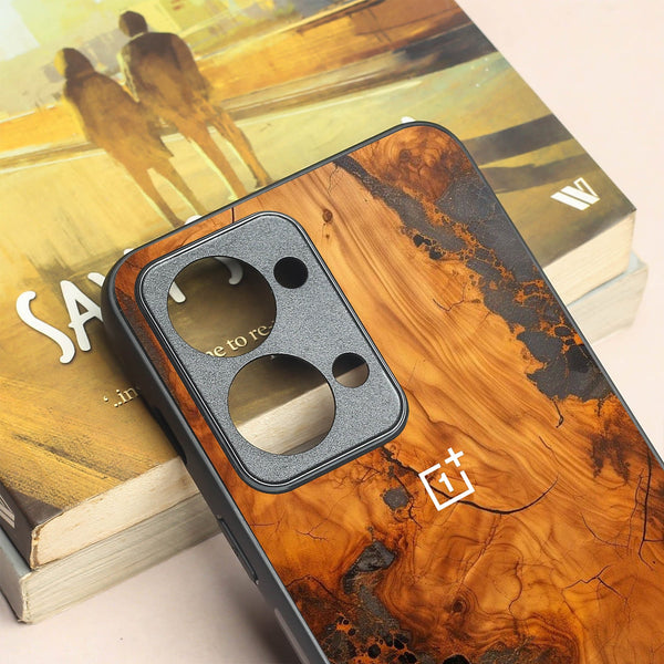 Lava Oak metal back case for Oneplus Nord 2T