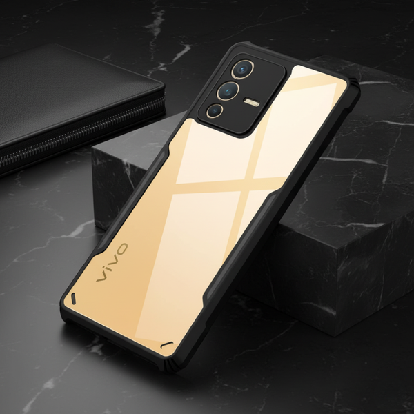 Hybrid Shockproof protective transparent Silicone Case for Vivo V23