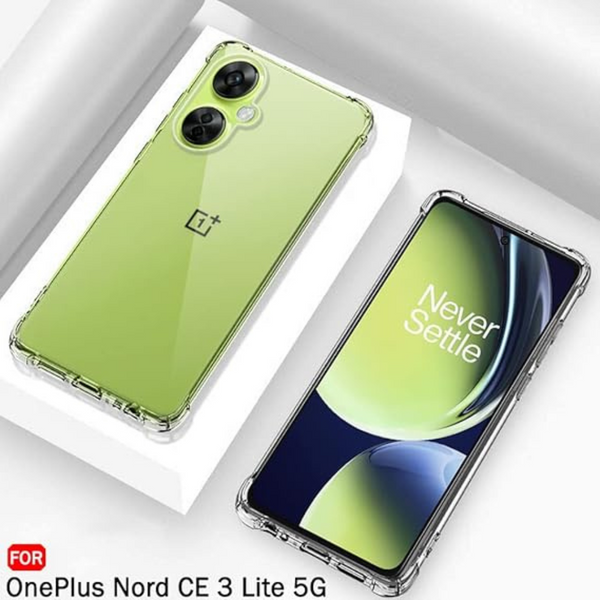 SilicaClear Transparent Silicone Case for Oneplus Nord Ce 3 Lite