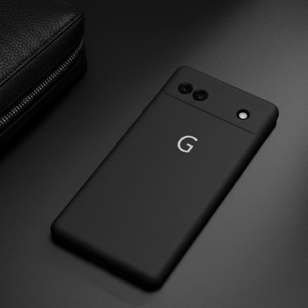 Black Camera Original Silicone case for Google Pixel 6A