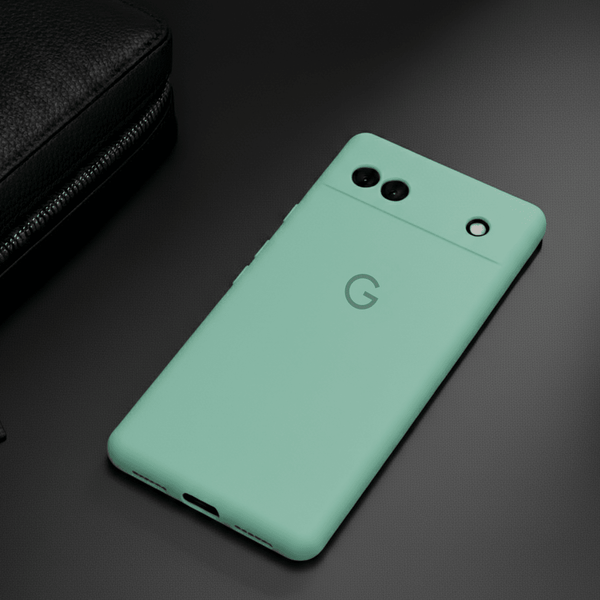 Light Blue Camera Original Silicone case for Google Pixel 7a