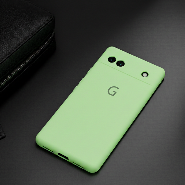 Light Green Camera Original Silicone case for Google Pixel 7A