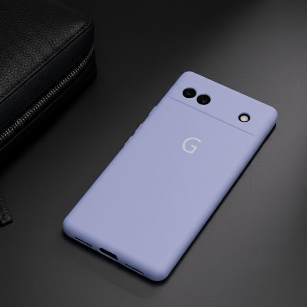 Purple Camera Original Silicone case for Google Pixel 6A