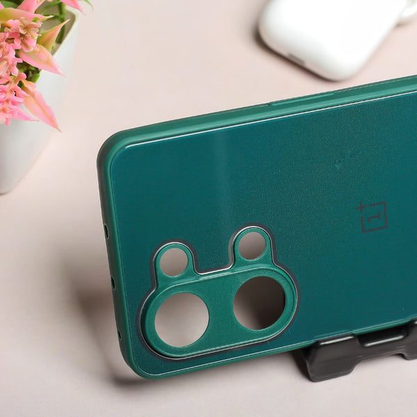 Dark green camera Safe mirror case for Oneplus Nord 3