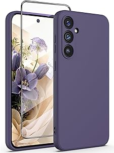 Deep Purple Original Camera Safe Silicone case for Samsung S24 Plus