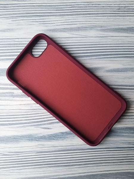 Dark Pink Original Silicone case for Apple iphone SE 2