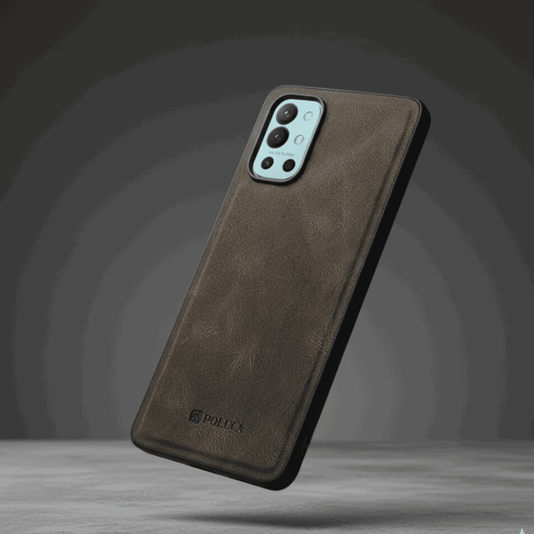 Light Brown Standard Leather Case for Oneplus 9r
