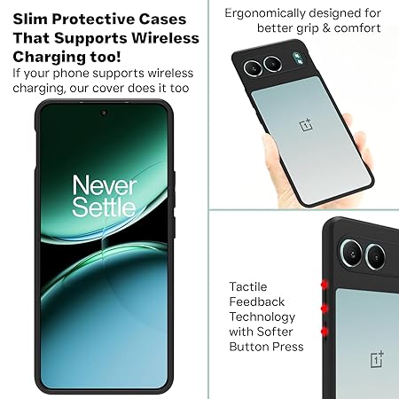 Hybrid Shockproof transparent Silicone Case for Oneplus Nord 4