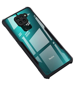 Shockproof silicone protective transparent Case for Redmi note 9