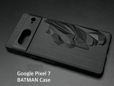 Superhero Engraved logo silicon Case for Google Pixel 7