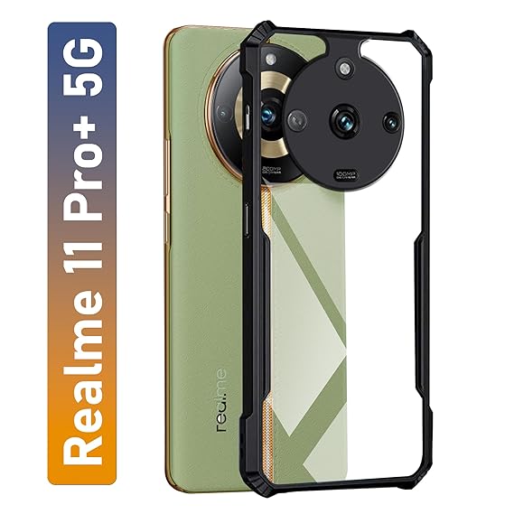 Shockproof silicone protective transparent Case for Realme 11 Pro Plus