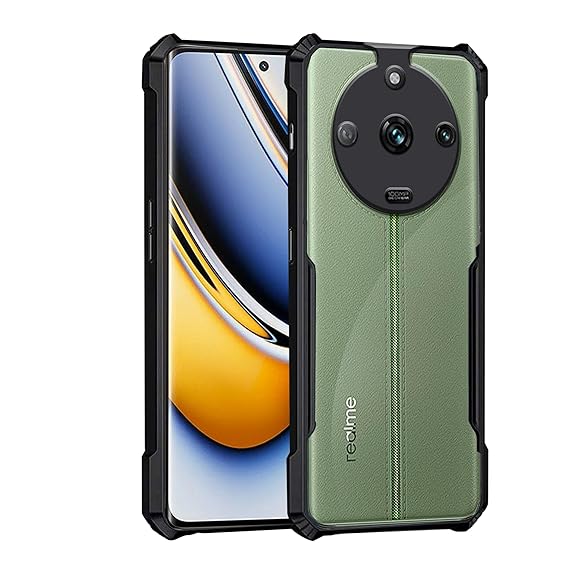 Shockproof silicone protective transparent Case for Realme Narzo 60 Pro 5G