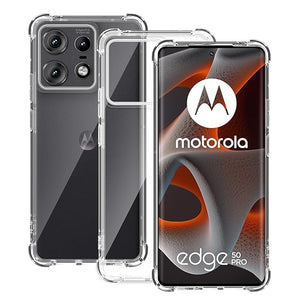 SilicaClear Transparent Silicone Case for Motorola Edge 60 Fusion