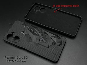 Superhero Engraved logo silicon Case for Realme 10 Pro