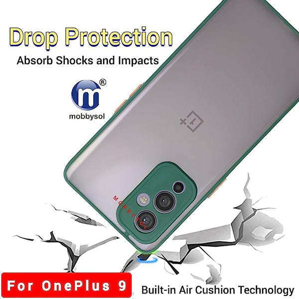 Dark Green Smoke Camera Safe case for Oneplus 9