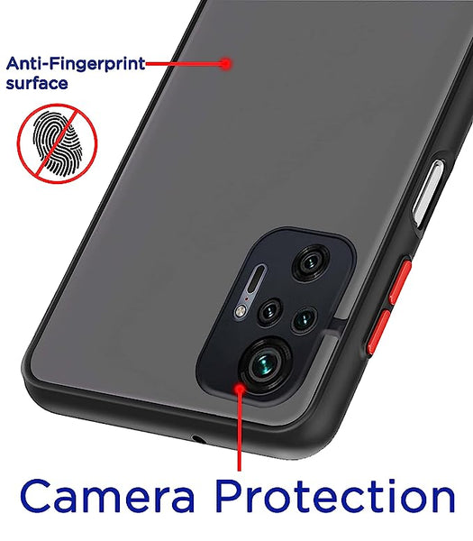 Black Smoke Camera Safe case for Redmi Note 10 Pro Max