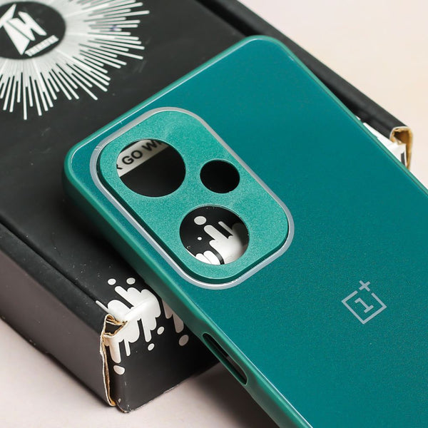 Dark Green camera Safe mirror case for Oneplus CE 3 Lite 5G