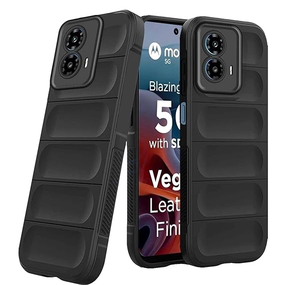 Black Wave Case for Motorola Edge 50 Fusion