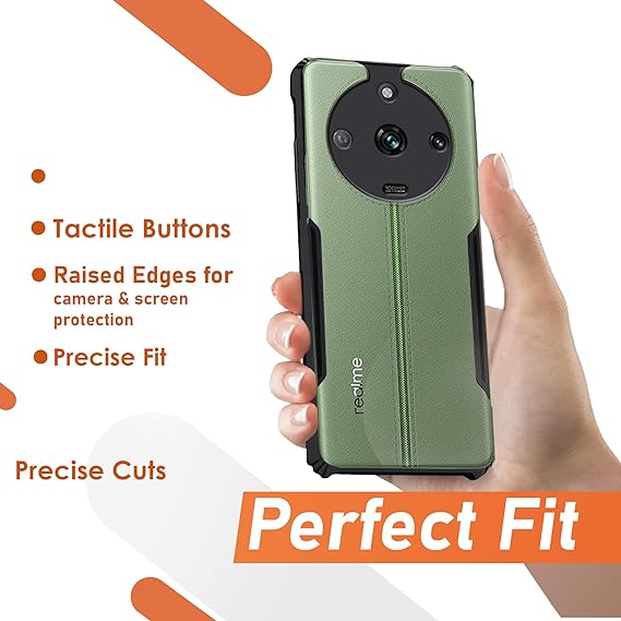 Shockproof silicone protective transparent Case for Realme 11 Pro Plus