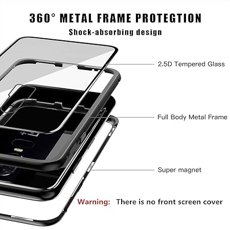 Transparent Magnetic Back Case for Oneplus 6