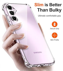 SilicaClear Transparent Silicone Case for Samsung A56