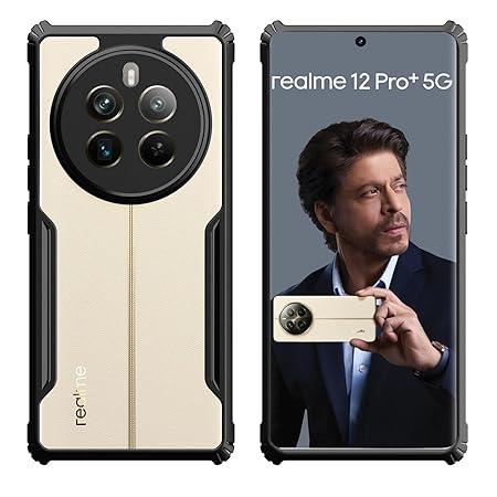 Hybrid Shockproof Safe transparent Silicone Case for Realme 12 Pro