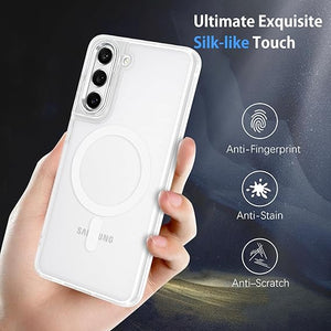 MagSafe Clear Transparent Silicone case for Samsung S21 FE