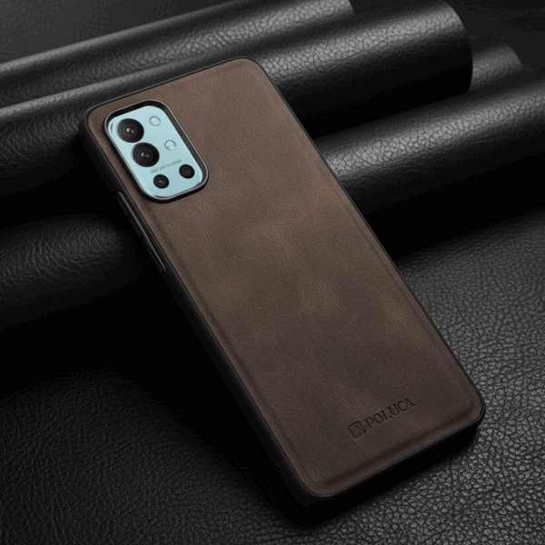 Dark Brown Standard Leather Case for Oneplus 9r