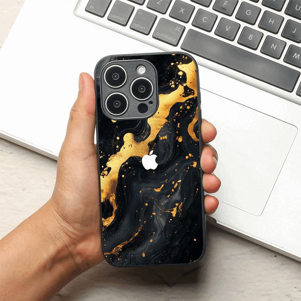 Black Gold Blaze MB case for Apple Iphone 11 Pro