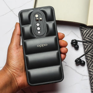 Black Puffon silicone case for Oppo Reno 2F