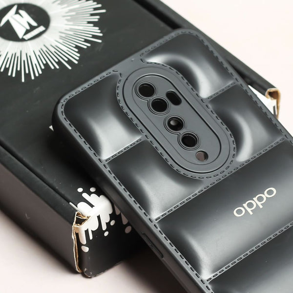 Black Puffon silicone case for Oppo Reno 2Z