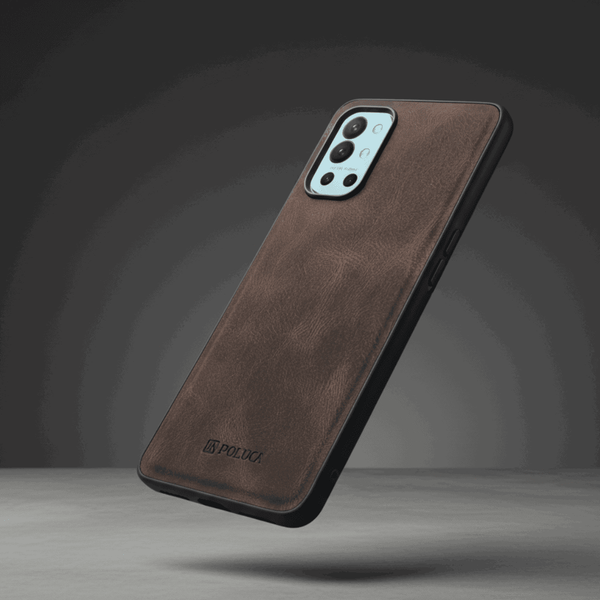 Dark Brown Standard Leather Case for Oneplus 9r