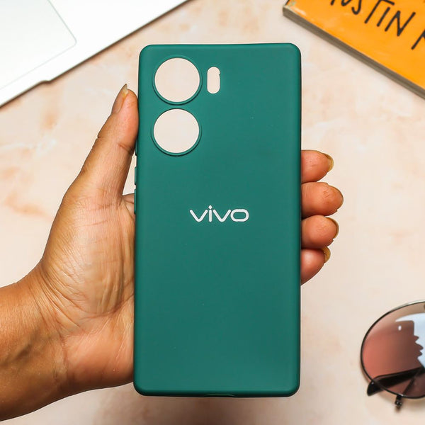 Dark Green candy  Silicone Case for Vivo T2X