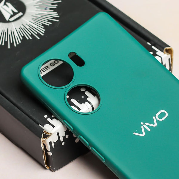 Dark Green candy  Silicone Case for Vivo T2X