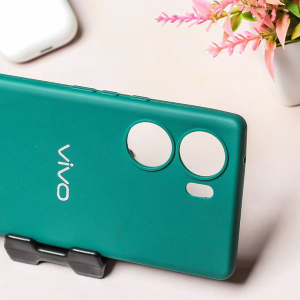 Dark Green candy  Silicone Case for Vivo T2X