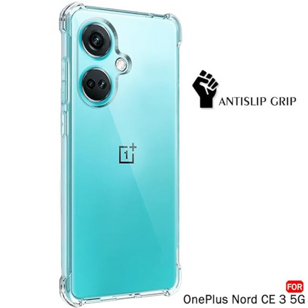 SilicaClear Transparent Silicone Case for Oneplus Nord Ce 3