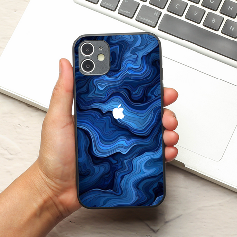 Ocean Drift metal back case for Apple Iphone 12