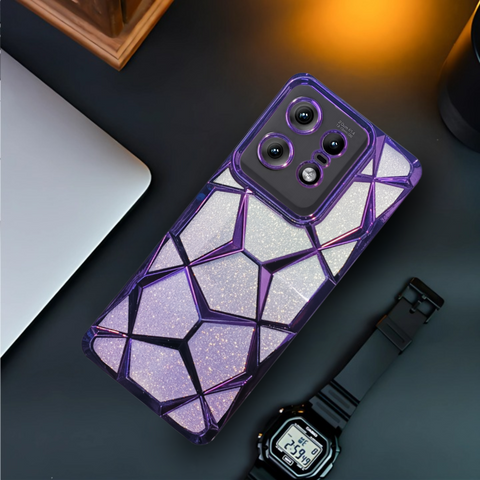 Dazzle Purple  Silicone case for Motorola Edge 50 Pro